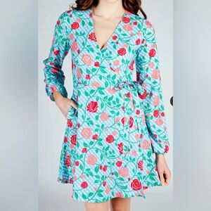 New! Shinesty The Kentucky Fried Daily Double
Derby Roses Wrap Dress size XS